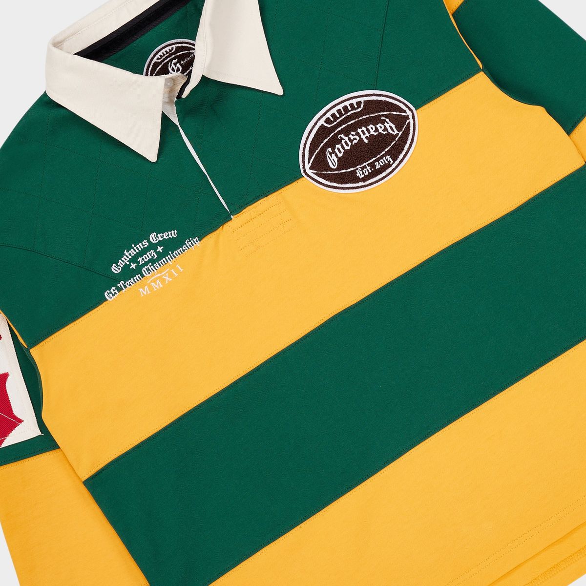 Classic Field Rugby Shirt (Green Yellow) BOOM2
