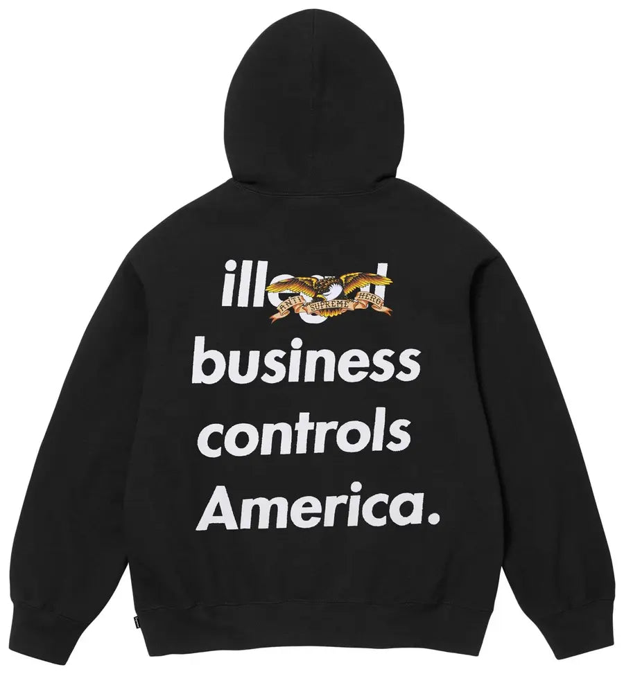 Supreme x Antihero Hooded Sweatshirt 'Black' Dallas TX – Raw kicks Supreme x Antihero Hooded Sweatshirt 'Black' Dallas TX – Raw kicks
