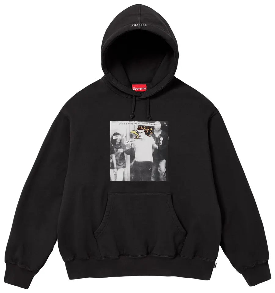 Supreme x Antihero Hooded Sweatshirt 'Black'