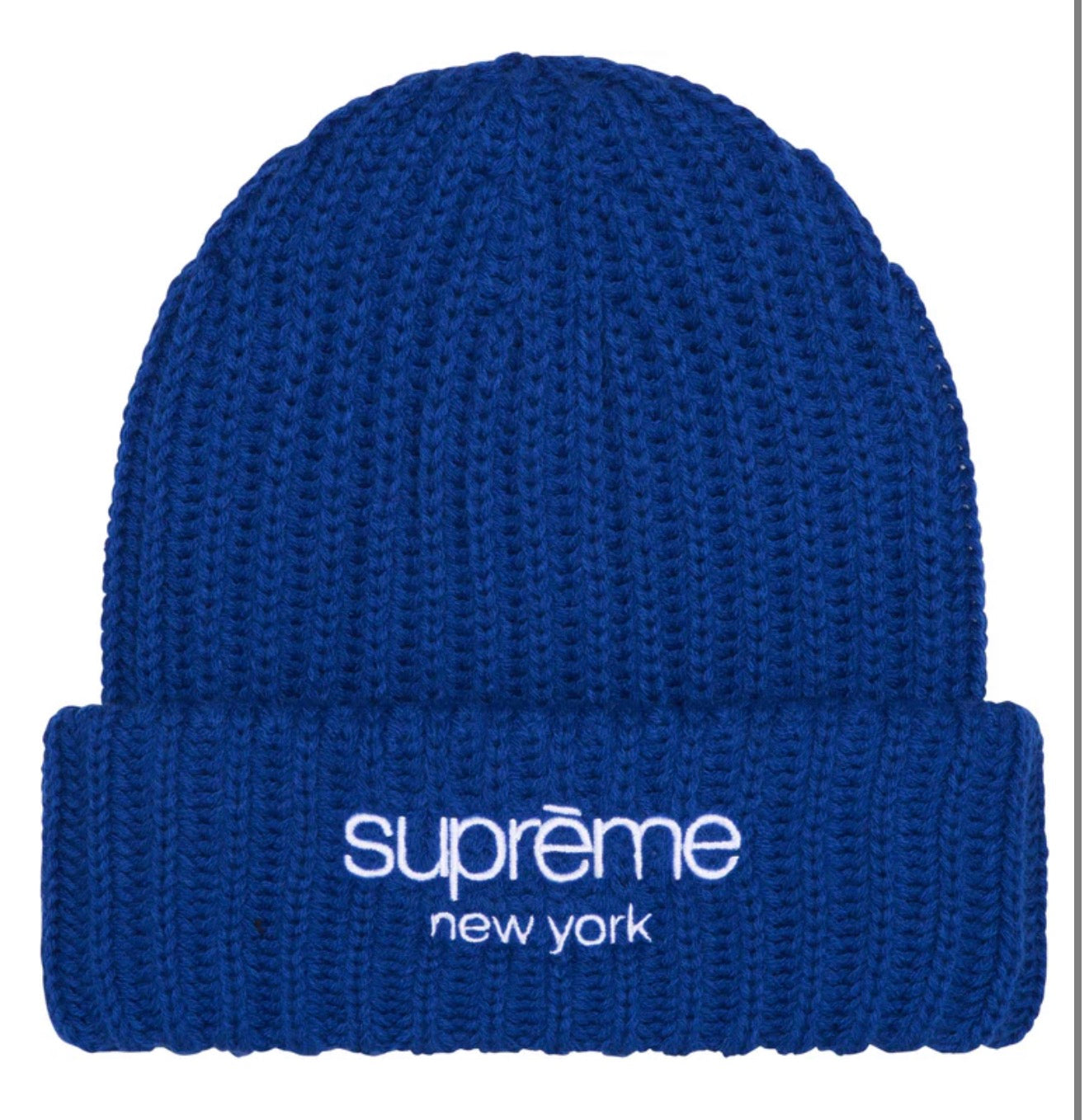 Chunky Rib Classic Logo Beanie