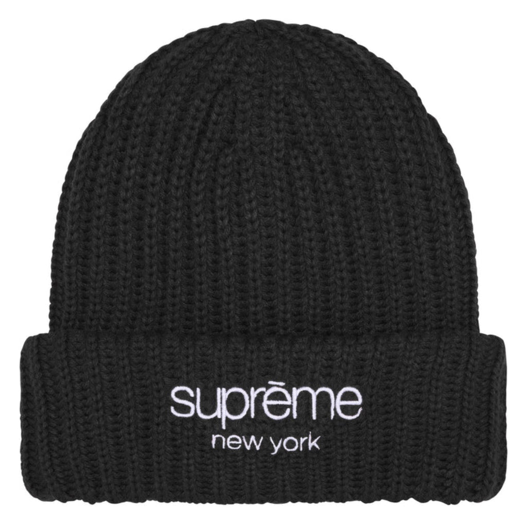 Chunky Rib Classic Logo Beanie