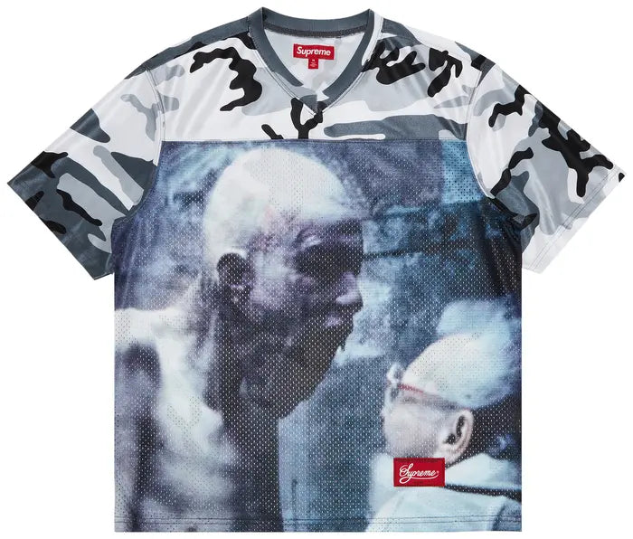 Supreme x Aphex Twin Football Jersey 'Snow Camo'