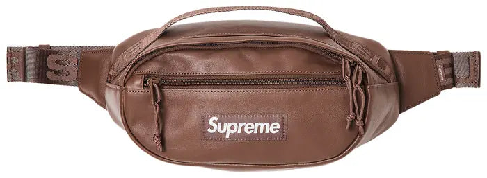 Supreme Leather Waist/CROSS Bag 'Brown