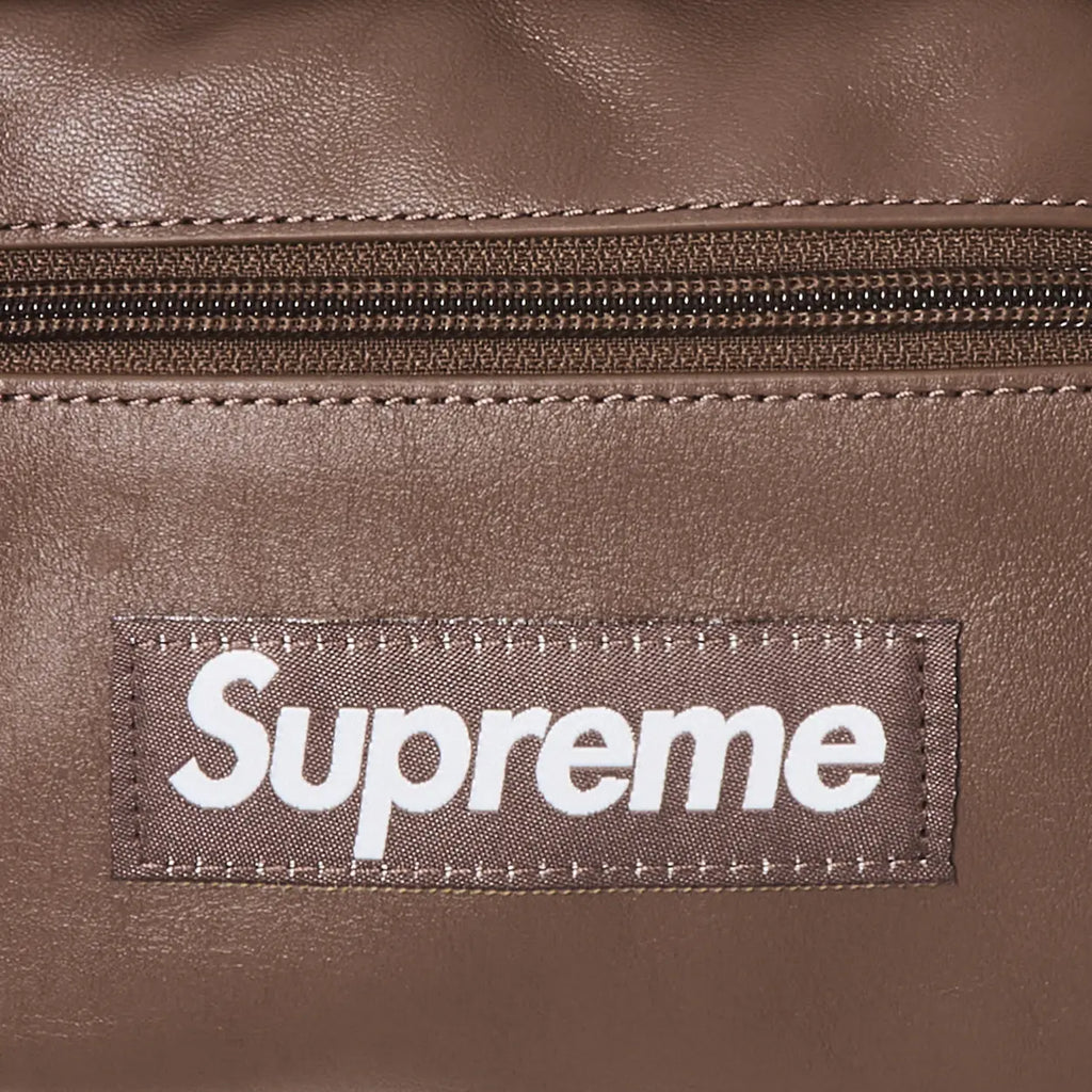 Supreme Leather Waist/CROSS Bag 'Brown