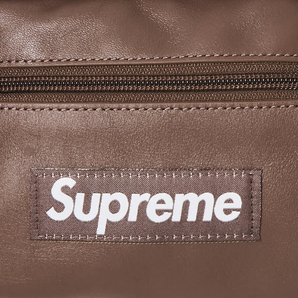 Supreme Leather Waist/CROSS Bag 'Brown