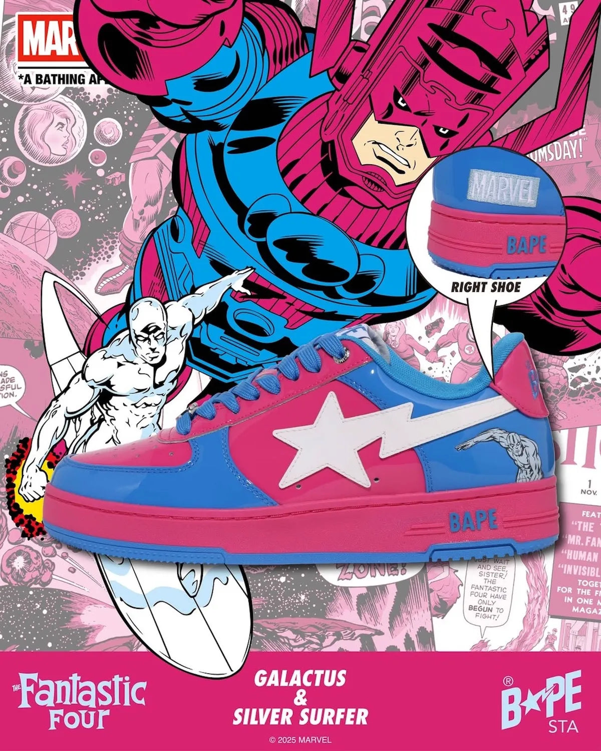Marvel x Bapesta