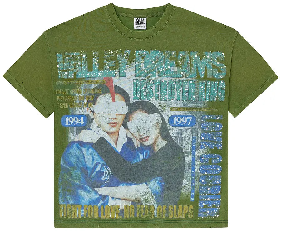 Vale Forever Robot Bling Tee 'Green'